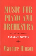 Book cover for Music for Piano and Orchestra