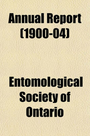 Cover of Annual Report (1900-04)