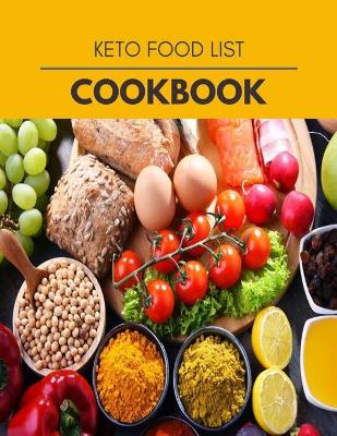 Book cover for Keto Food List Cookbook