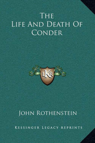 Cover of The Life and Death of Conder