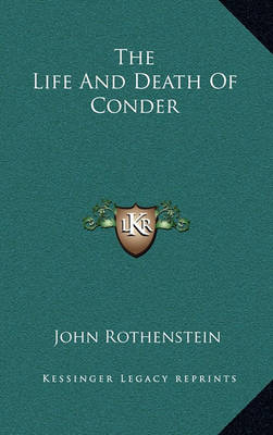 Book cover for The Life and Death of Conder