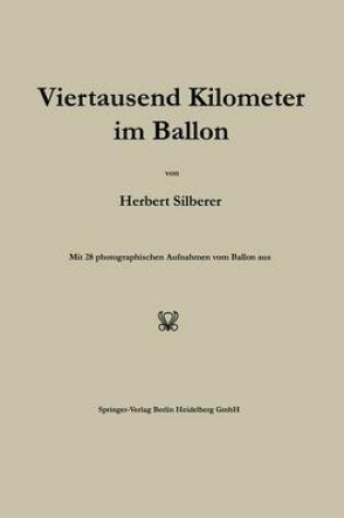 Cover of Viertausend Kilometer im Ballon