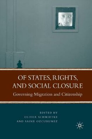 Cover of Of States, Rights, and Social Closure