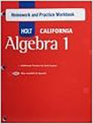 Cover of Holt Algebra 1