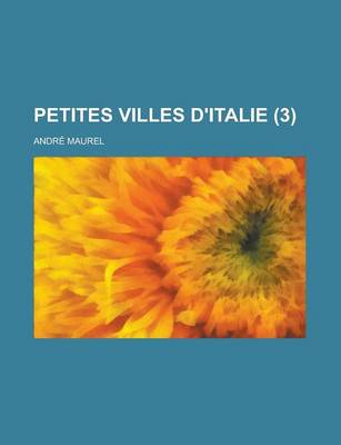 Book cover for Petites Villes D'Italie (3)