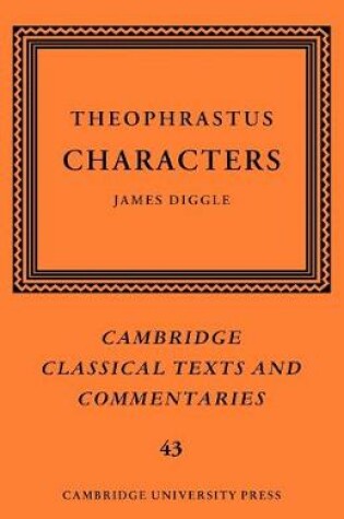 Cover of Theophrastus: Characters