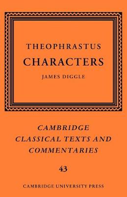 Cover of Theophrastus: Characters