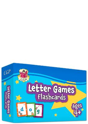 Book cover for New Letter Games Flashcards for Ages 4+