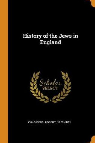 Cover of History of the Jews in England