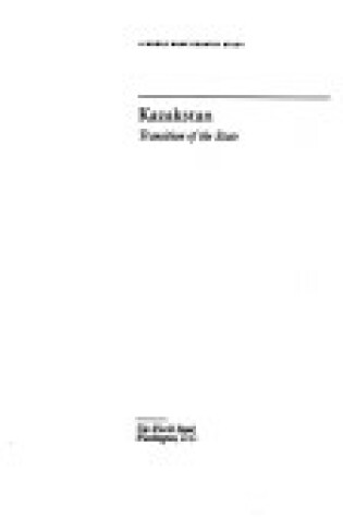 Cover of Kazakstan