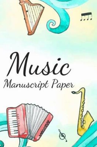 Cover of music notebook lined