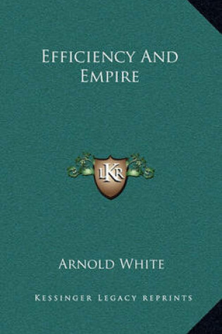 Cover of Efficiency and Empire