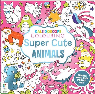 Cover of Kaleidoscope Colouring: Super Cute Animals