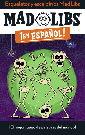 Book cover for Esqueletos y escalofríos Mad Libs
