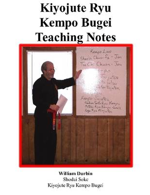 Book cover for Kiyojute Ryu Kempo Bugei Teaching Notes