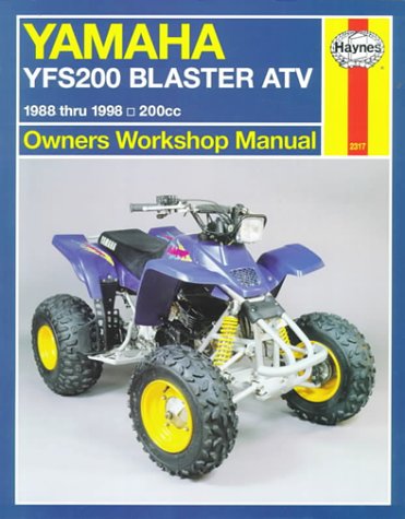 Book cover for Yamaha YFS200 Blaster ATV Owners Workshop Manual