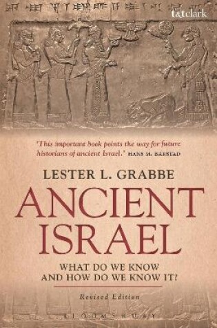 Cover of Ancient Israel: What Do We Know and How Do We Know It?