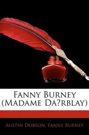 Cover of Fanny Burney (Madame Da Rblay)