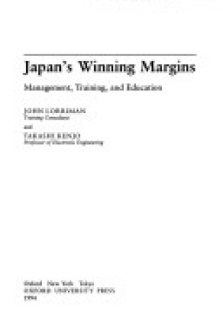 Cover of Japan's Winning Margins