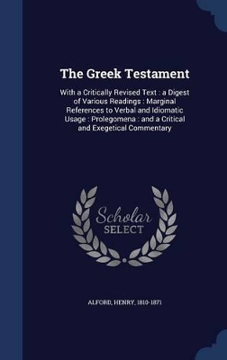 Book cover for The Greek Testament