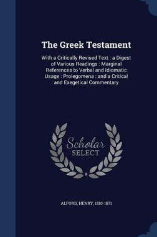 Cover of The Greek Testament