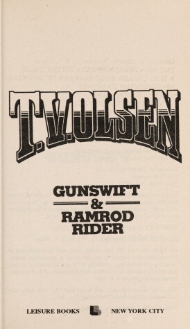 Book cover for Gunswift/Ramrod Rider