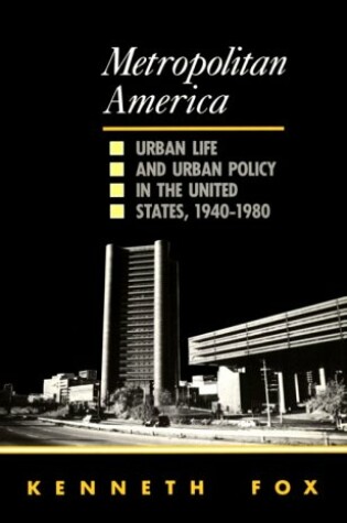 Cover of Metropolitan America