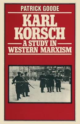 Book cover for Karl Korsch