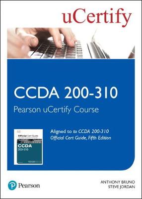 Book cover for CCDA 200-310 Pearson uCertify Course Student Access Card