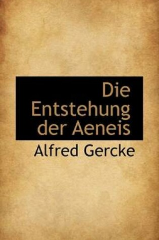 Cover of Die Entstehung Der Aeneis