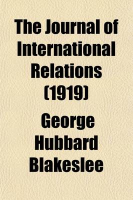 Book cover for The Journal of International Relations (Volume 9)