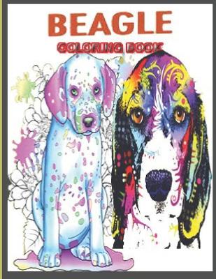 Book cover for Beagle Coloring Book