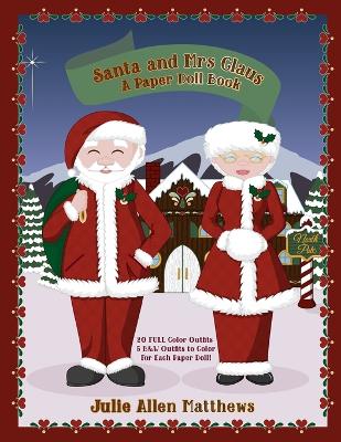 Book cover for Santa and Mrs Claus: A Paper Doll Book