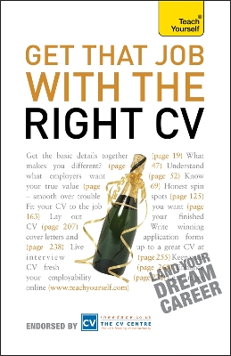 Book cover for Get That Job With The Right CV