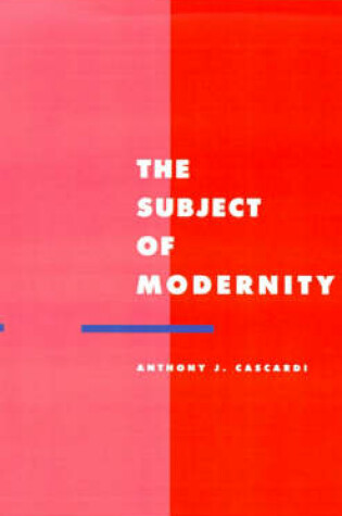 Cover of The Subject of Modernity