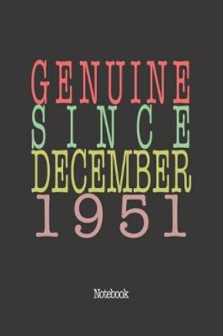 Cover of Genuine Since December 1951