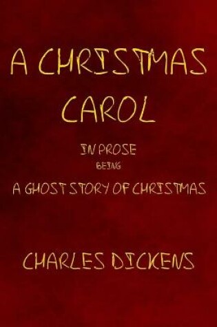 Cover of A Christmas Carol - Handwritten Style