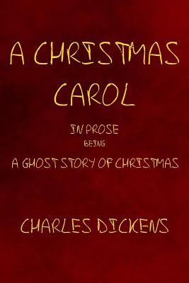 Book cover for A Christmas Carol - Handwritten Style