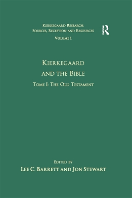 Book cover for Volume 1, Tome I: Kierkegaard and the Bible - The Old Testament