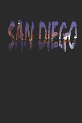 Book cover for SAN DIEGO Skyline photo Notebook -- 6"x9" Blank lined Journal