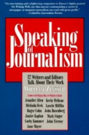 Cover of Speaking of Journalism
