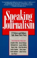 Book cover for Speaking of Journalism