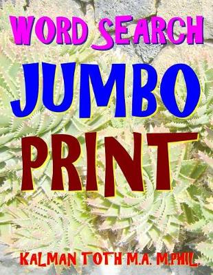 Book cover for Word Search Jumbo Print