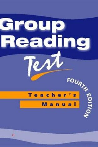 Cover of Group Reading Test, Form A Pk20