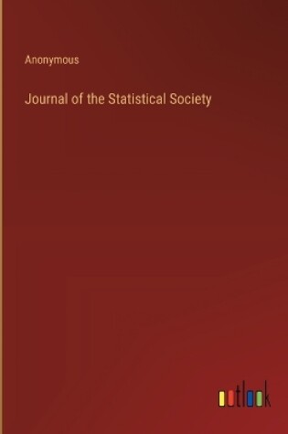 Cover of Journal of the Statistical Society