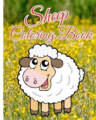 Book cover for Sheep Coloring Book