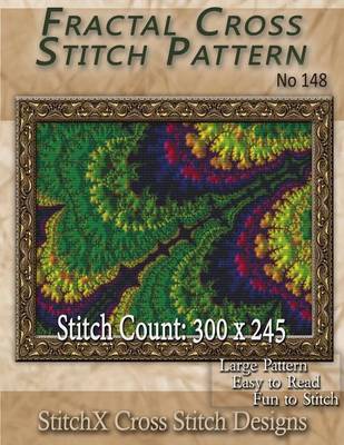 Book cover for Fractal Cross Stitch Pattern No. 148