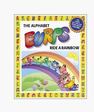 Book cover for The Alphabet Eurps Ride a Rainbow