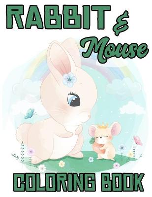 Book cover for Rabbit & Mouse Coloring Book