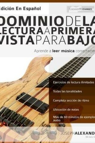 Cover of Dominio de la Lectura a Primera Vista Para Bajo